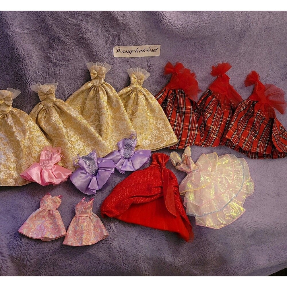 Barbie Model Muse Gown Lot Collector Christmas Holiday Dress Dresses Fancy Style